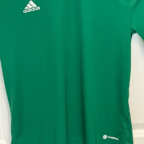 Adidas Kids Green and White Jersey, (Size Large), Athletic-wear/Active-wear - Picture 3 of 12